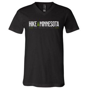 Minnesota Fort Snelling State Park Hike Tree Retro Graphic V-Neck T-Shirt