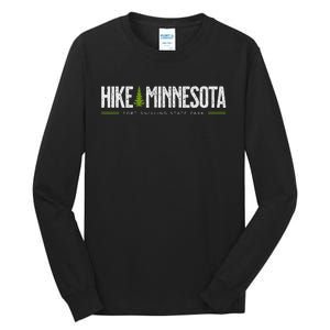 Minnesota Fort Snelling State Park Hike Tree Retro Graphic Tall Long Sleeve T-Shirt