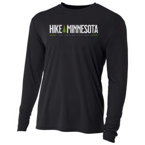 Minnesota Fort Snelling State Park Hike Tree Retro Graphic Cooling Performance Long Sleeve Crew