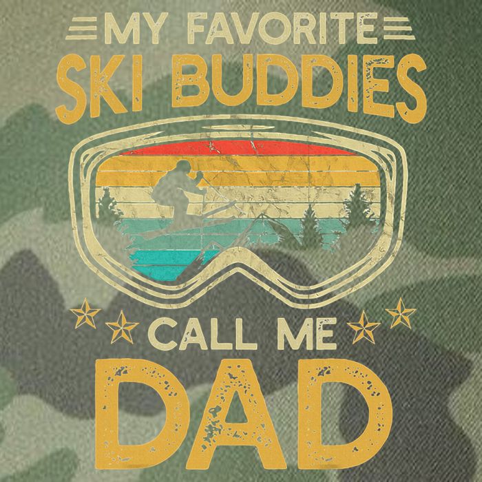 My Favorite Ski Buddies Call Me Dad Legacy Tie Dye Trucker Hat