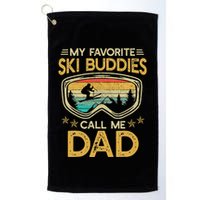 My Favorite Ski Buddies Call Me Dad Golf Towel