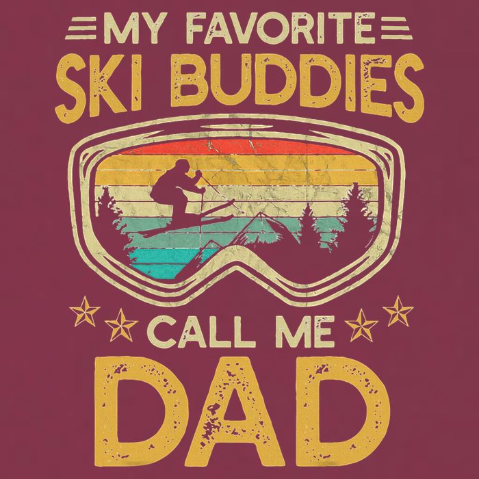 My Favorite Ski Buddies Call Me Dad 16oz Travel Tumbler