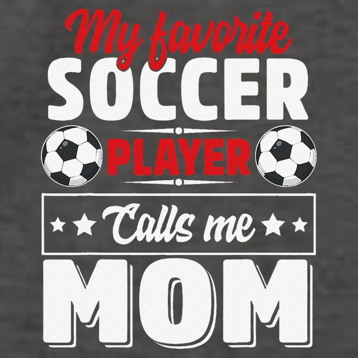 My Favorite Soccer Player Calls Me Mom Mothers Day Cute Vector Backpack