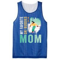 My Favorite Ski Buddies Call Me Mom Skiing For Ski Lovers Gift Mesh Reversible Basketball Jersey Tank