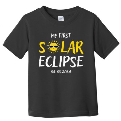 My First Total Solar Eclipse April 8th Eclipse Toddler T-Shirt