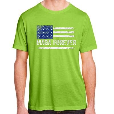 Maga Forever Trump 47 Outfit America Flag Maga Forever Adult ChromaSoft Performance T-Shirt