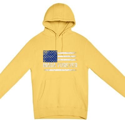 Maga Forever Trump 47 Outfit America Flag Maga Forever Premium Pullover Hoodie