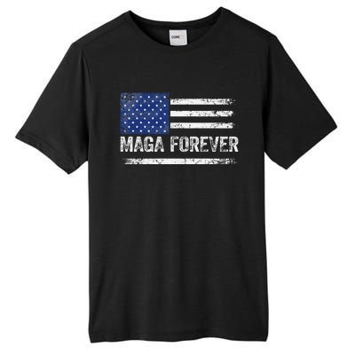 Maga Forever Trump 47 Outfit America Flag Maga Forever Tall Fusion ChromaSoft Performance T-Shirt