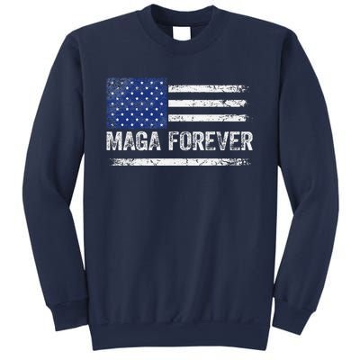 Maga Forever Trump 47 Outfit America Flag Maga Forever Sweatshirt