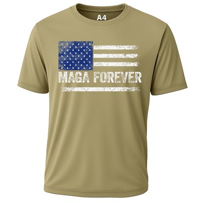 Maga Forever Trump 47 Outfit America Flag Maga Forever Cooling Performance Crew T-Shirt