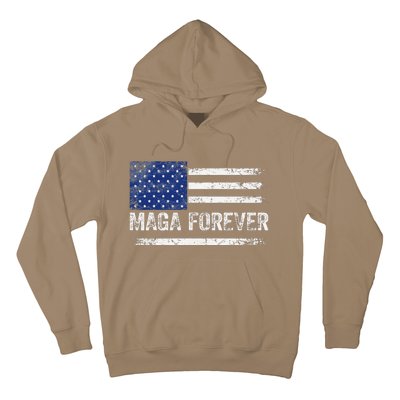 Maga Forever Trump 47 Outfit America Flag Maga Forever Hoodie