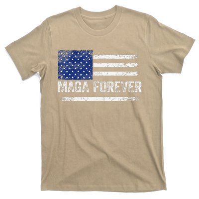 Maga Forever Trump 47 Outfit America Flag Maga Forever T-Shirt