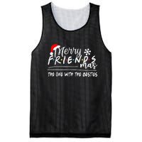 Merry Friendsmas The One With The Besties Christmas Friends Mesh Reversible Basketball Jersey Tank