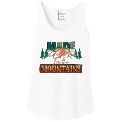 Made For The Mountains Hiking Gift Ladies Essential Tank