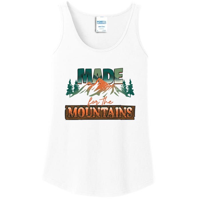 Made For The Mountains Hiking Gift Ladies Essential Tank