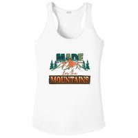 Made For The Mountains Hiking Gift Ladies PosiCharge Competitor Racerback Tank