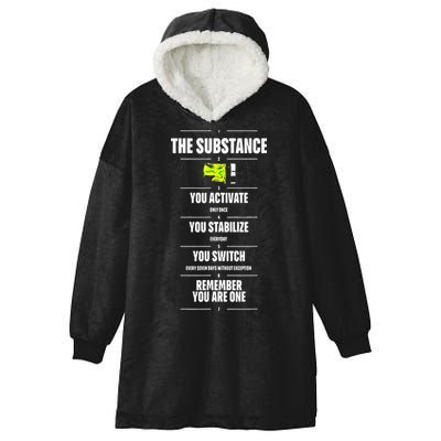 Meaning Funny The Substance Basic Hooded Wearable Blanket