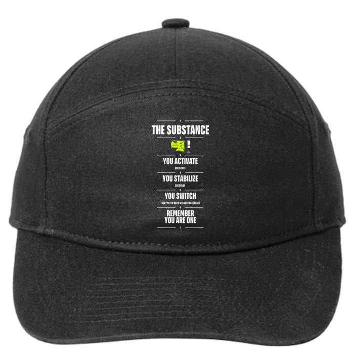 Meaning Funny The Substance Basic 7-Panel Snapback Hat