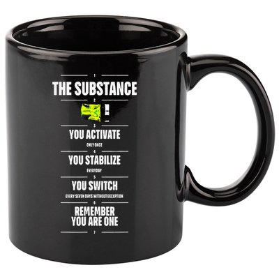 Meaning Funny The Substance Basic 11oz C Handle Ceramic Mug