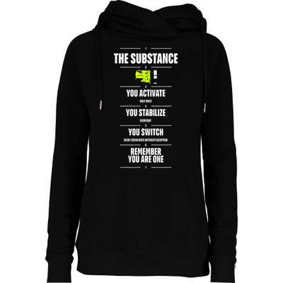 Meaning Funny The Substance Basic Womens Funnel Neck Pullover Hood