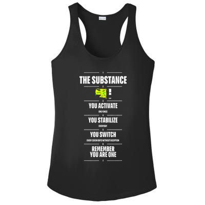 Meaning Funny The Substance Basic Ladies PosiCharge Competitor Racerback Tank