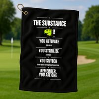 Meaning Funny The Substance Basic Golf Towel