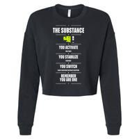 Meaning Funny The Substance Basic Cropped Pullover Crew
