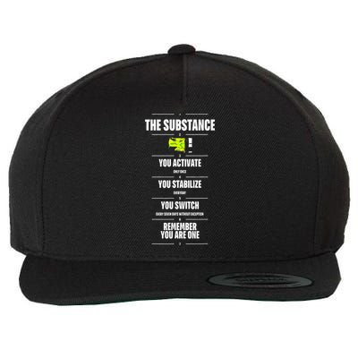 Meaning Funny The Substance Basic Wool Snapback Cap