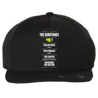 Meaning Funny The Substance Basic Wool Snapback Cap