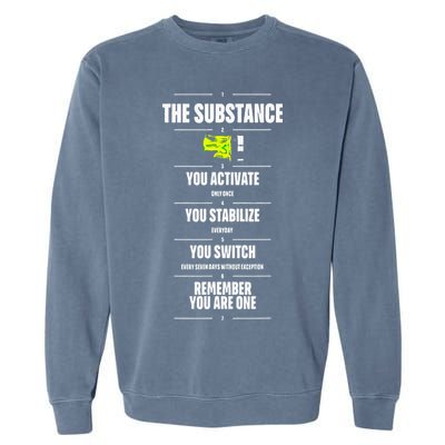 Meaning Funny The Substance Basic Garment-Dyed Sweatshirt