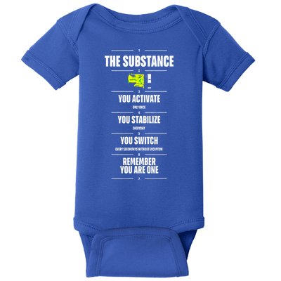Meaning Funny The Substance Basic Baby Bodysuit