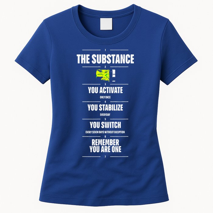 Meaning Funny The Substance Basic Womens T-Shirt