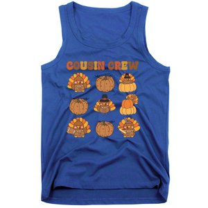 Matching Family Thanksgiving Cousin Crew Retro Matching Gift Tank Top