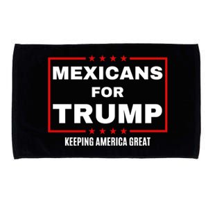 Mexicans For Trump 2024 Keeping America Great Microfiber Hand Towel