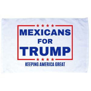 Mexicans For Trump 2024 Keeping America Great Microfiber Hand Towel