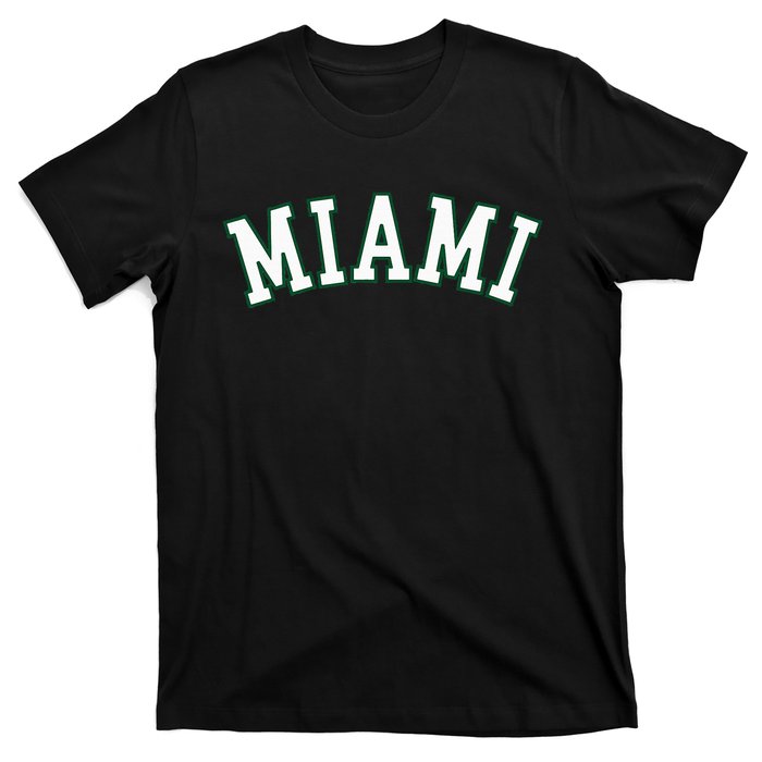 Miami Fl Throwback Sporty Design Classic T-Shirt