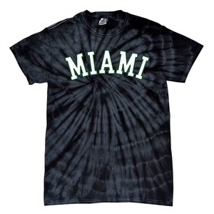 Miami Fl Throwback Sporty Design Classic Tie-Dye T-Shirt