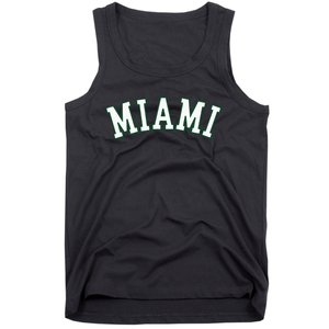 Miami Fl Throwback Sporty Design Classic Tank Top