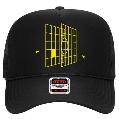 Millennium Falcon Targeting Computer High Crown Mesh Back Trucker Hat