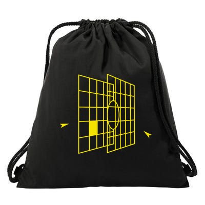 Millennium Falcon Targeting Computer Drawstring Bag