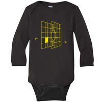 Millennium Falcon Targeting Computer Baby Long Sleeve Bodysuit