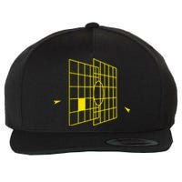 Millennium Falcon Targeting Computer Wool Snapback Cap