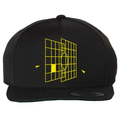 Millennium Falcon Targeting Computer Wool Snapback Cap