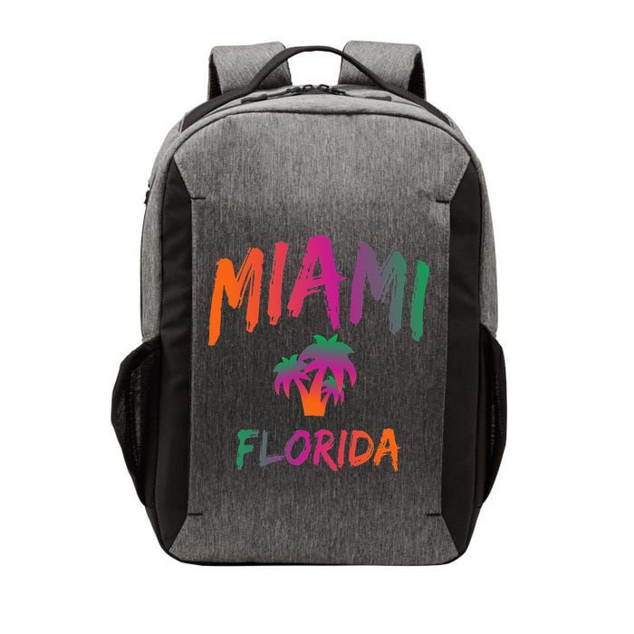 Miami Florida Text Print Classic Vector Backpack