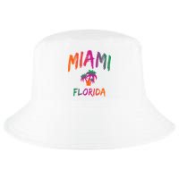 Miami Florida Text Print Classic Cool Comfort Performance Bucket Hat