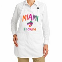 Miami Florida Text Print Classic Apron