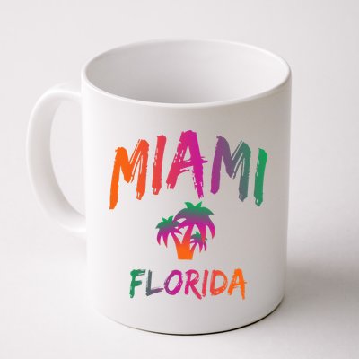 Miami Florida Text Print Classic Mug