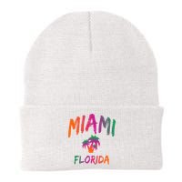 Miami Florida Text Print Classic Beanie