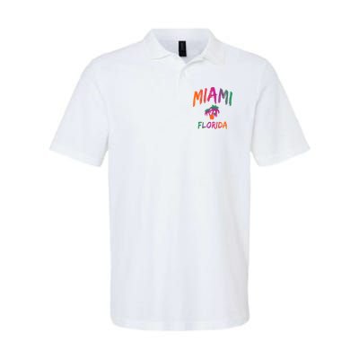 Miami Florida Text Print Classic Polo