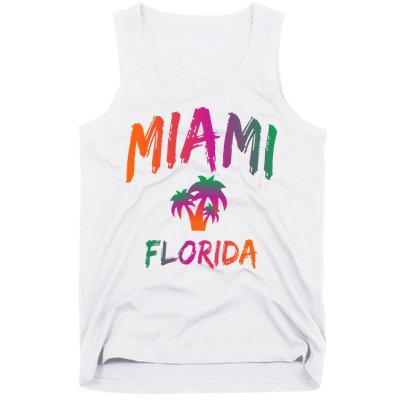 Miami Florida Text Print Classic Tank Top